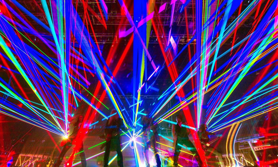 Lexington: concert with colorful lights