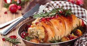 thanksgiving Turkey breast in dish