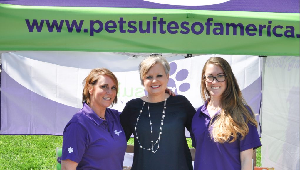 Pet: three women smiling at the camera