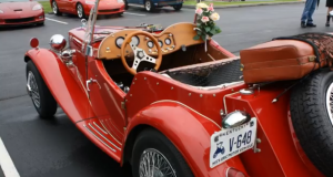 Senior Living: a red vintage car