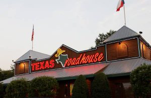 Neighborhood: restaurant with Texas Roadhouse in red letters