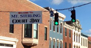 banner that says Mt. Sterling Court Days