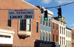 banner that says Mt. Sterling Court Days