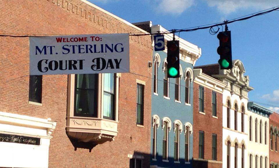 banner that says Mt. Sterling Court Days